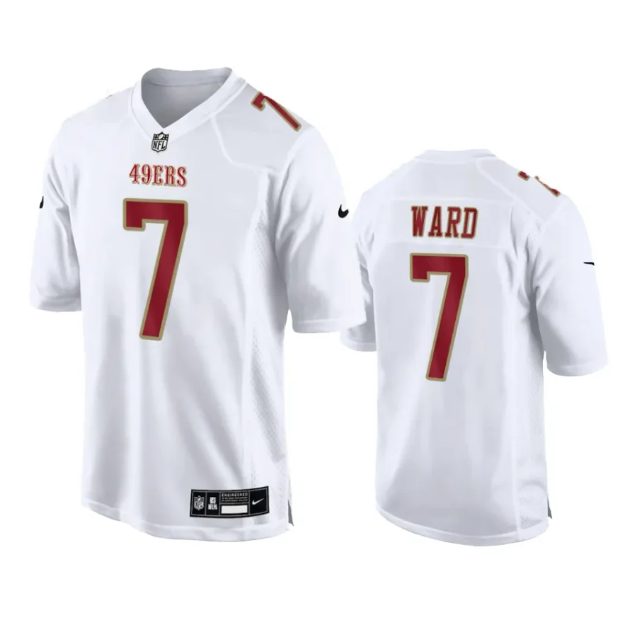 charvarius ward 49ers tundra white fashion game jersey