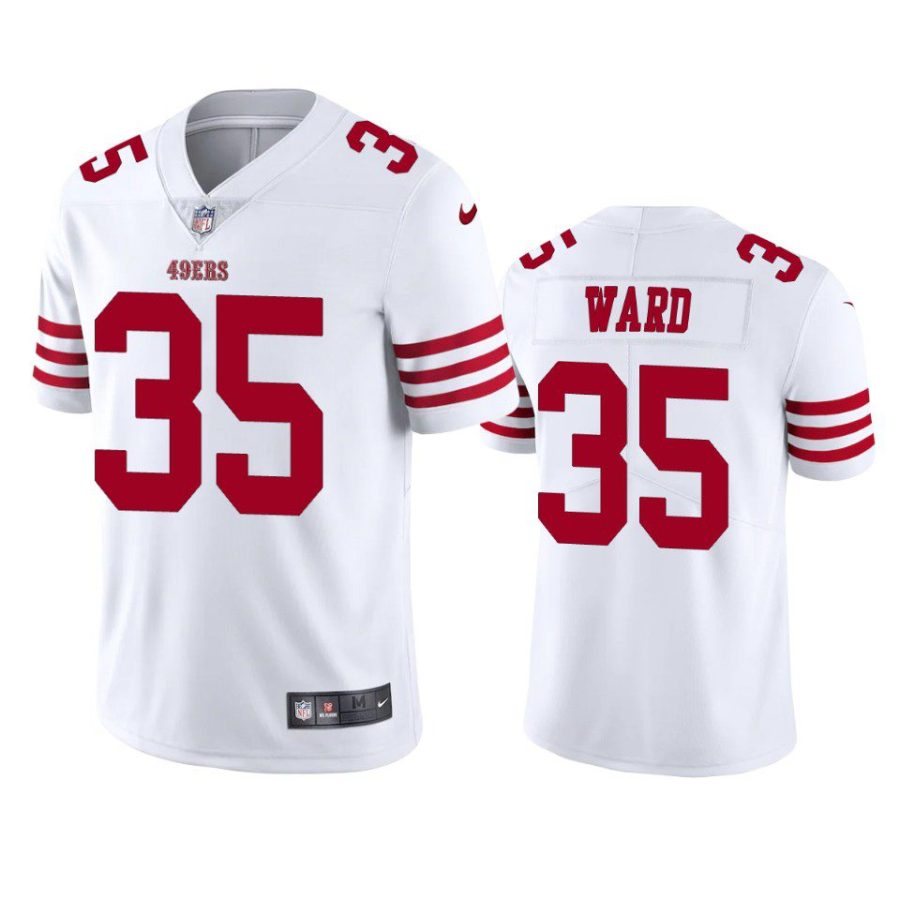 charvarius ward 49ers white vapor jersey