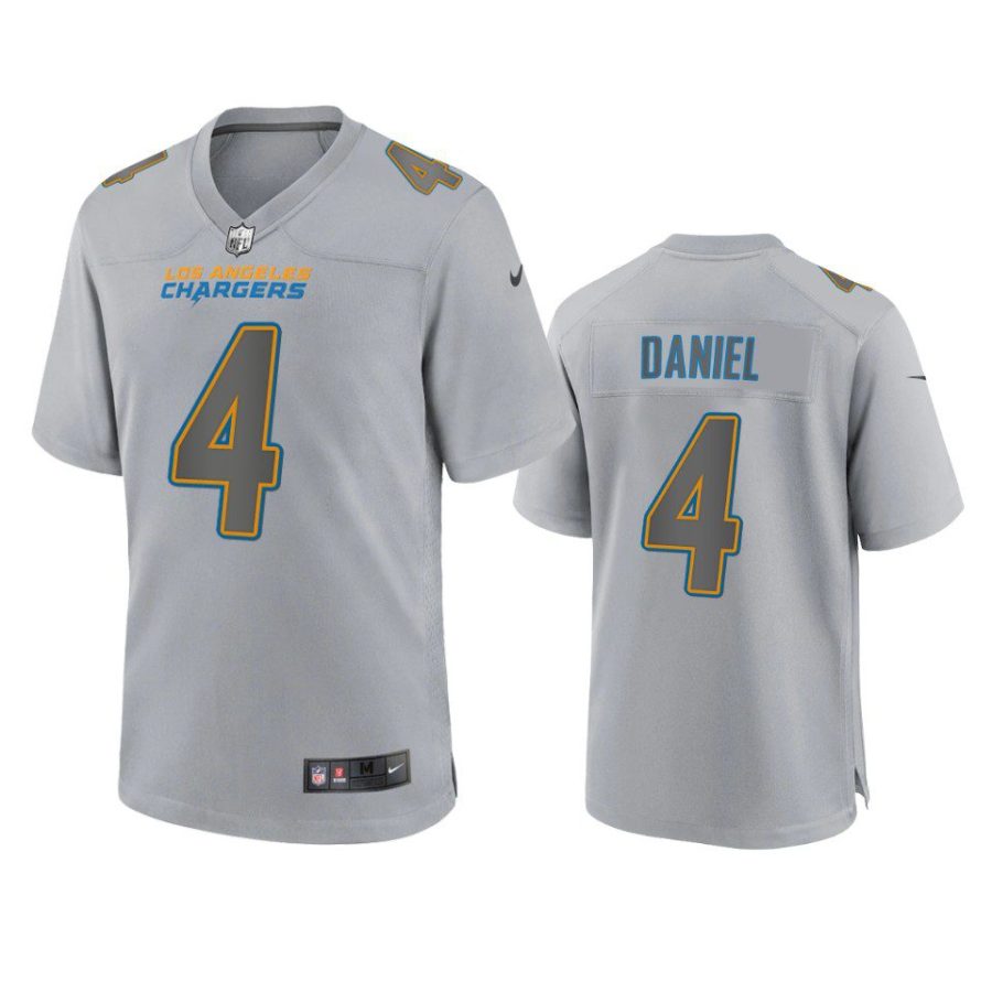 chase daniel chargers atmosphere fashion game gray jersey