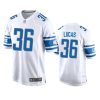 chase lucas lions game white jersey