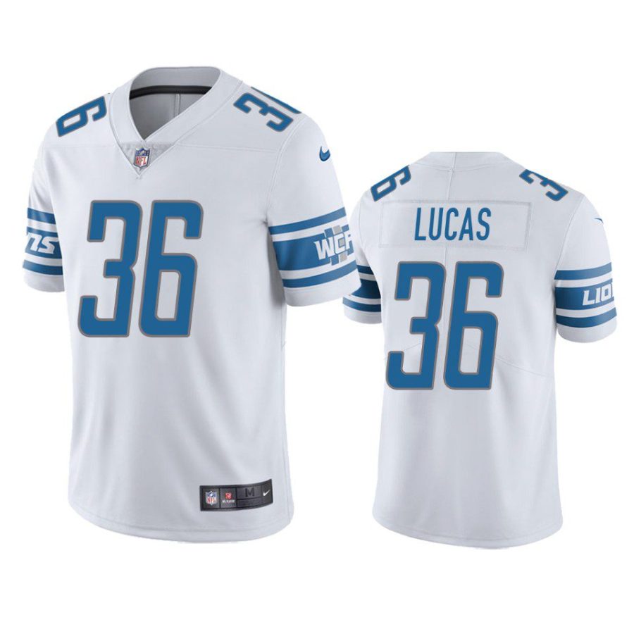 chase lucas lions vapor limited white jersey