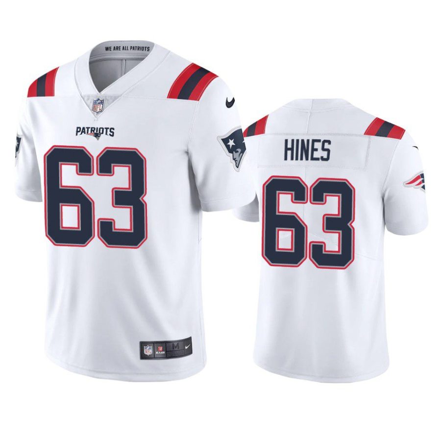 chasen hines patriots vapor limited white jersey