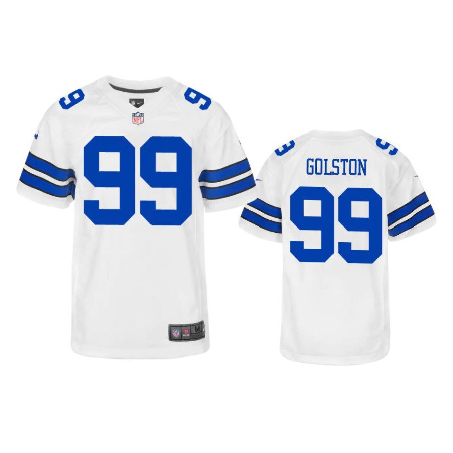 chauncey golston game youth white jersey