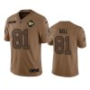 chiefs blake bell limited 2023 salute to service brown jersey