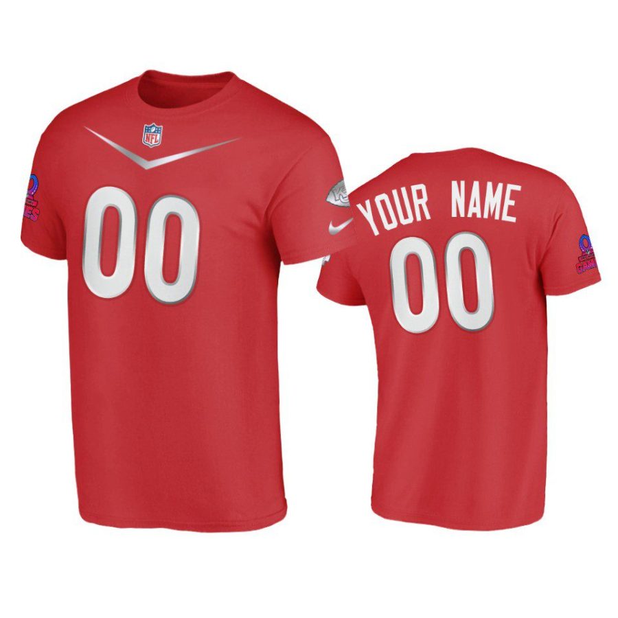 chiefs custom red 2023 pro bowl afc t shirt