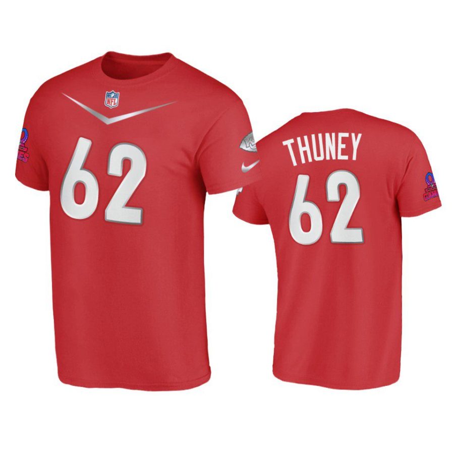 chiefs joe thuney red 2023 pro bowl afc t shirt