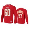 chiefs red staple core long sleeve t shirt