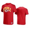 chiefs red staple logo lockup t shirt