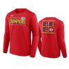 chiefs red super bowl lvii champions scoreboard showcase long sleeve t shirt