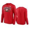 chiefs red super bowl lvii triangle strategy long sleeve t shirt