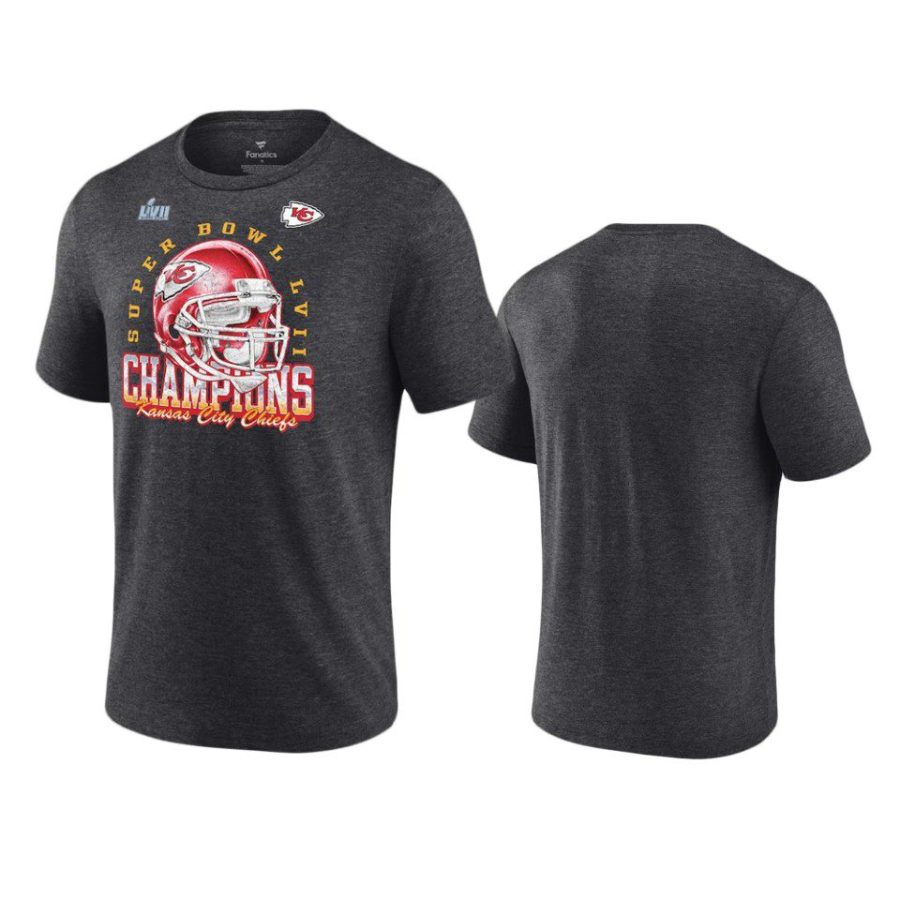 chiefs super bowl lvii champions charcoal still prime t shirt