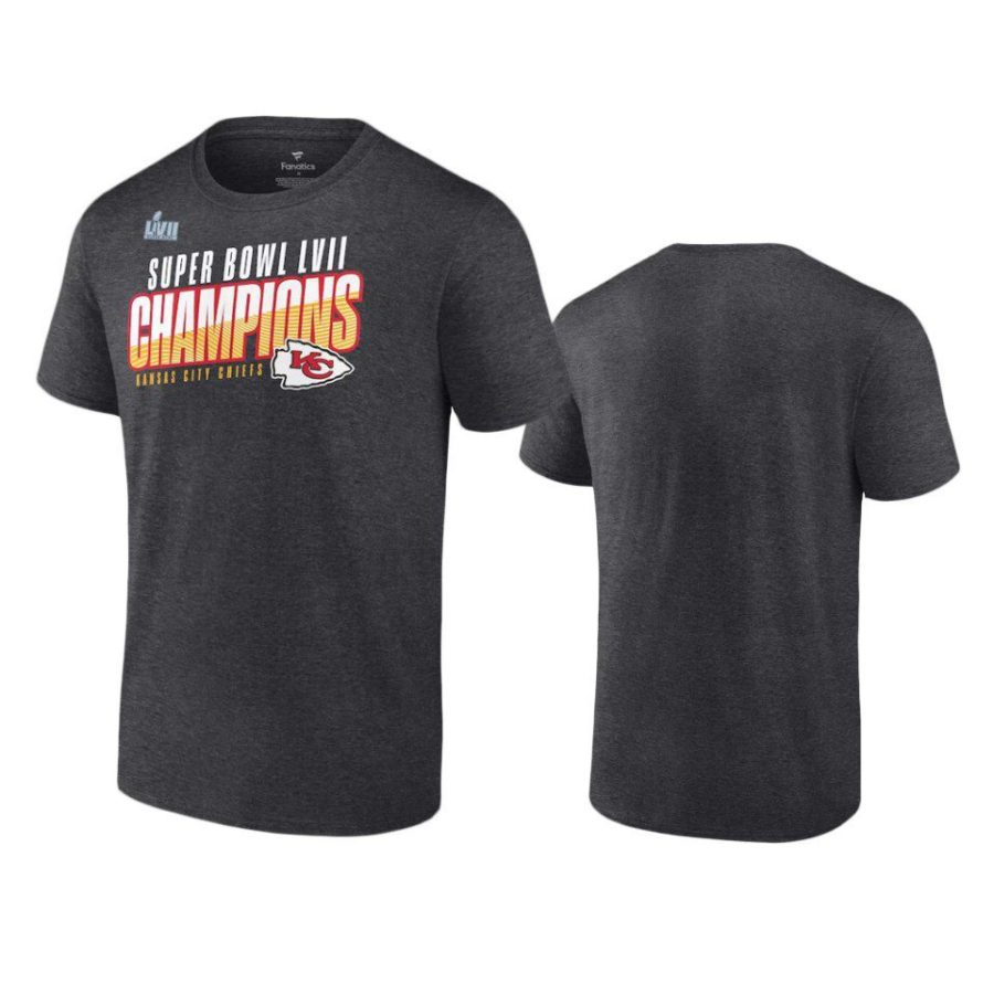 chiefs super bowl lvii champions charcoal victory formation t shirt