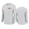 chiefs white velocity athletic stack long sleeve t shirt