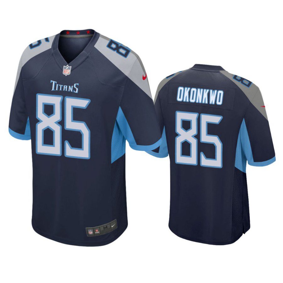 chigoziem okonkwo titans navy game jersey