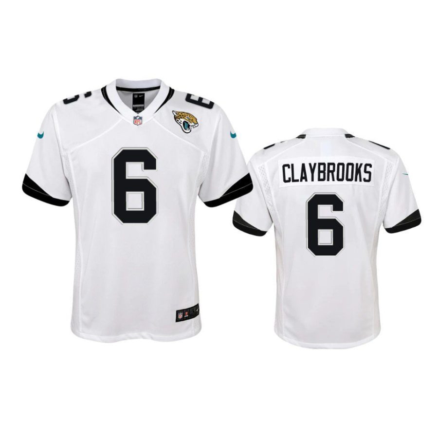 chris claybrooks game youth white jersey