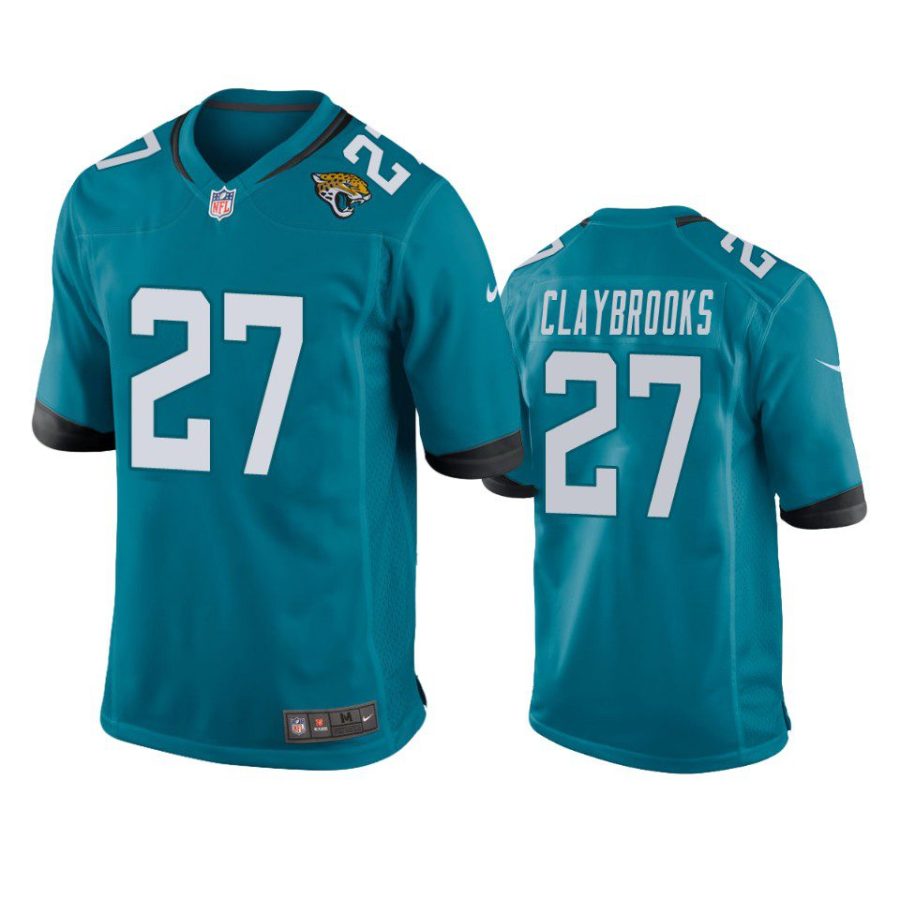 chris claybrooks jaguars game teal jersey