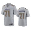 christian darrisaw vikings atmosphere fashion game gray jersey