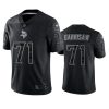 christian darrisaw vikings black reflective limited jersey