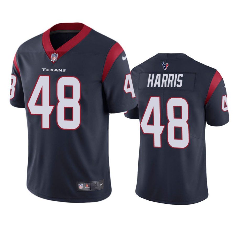 christian harris texans vapor limited navy jersey