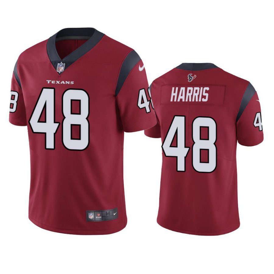 christian harris texans vapor limited red jersey