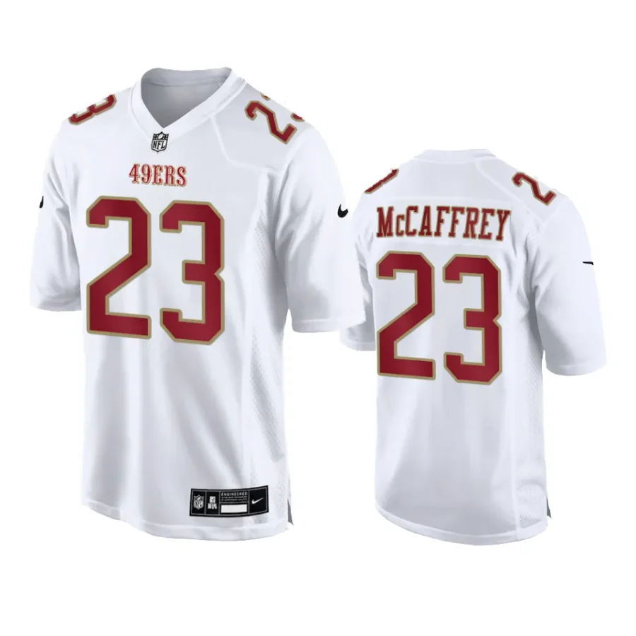 christian mccaffrey 49ers tundra white fashion game jersey