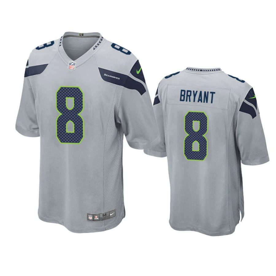 coby bryant seahawks game gray jersey