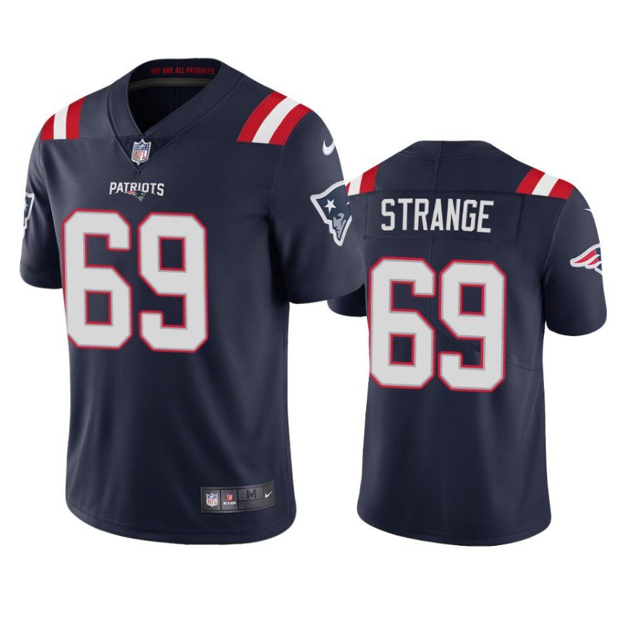 cole strange patriots jersey navy vapor limited