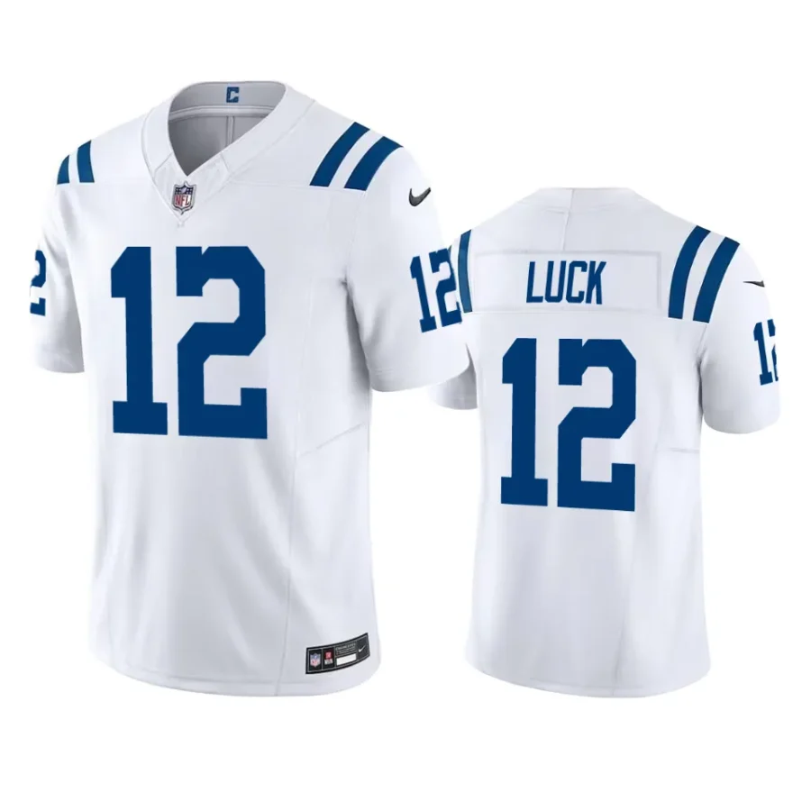 colts andrew luck white vapor f.u.s.e. limited jersey