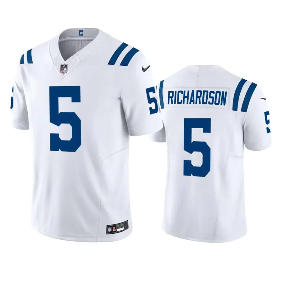 colts anthony richardson white vapor f.u.s.e. limited jersey