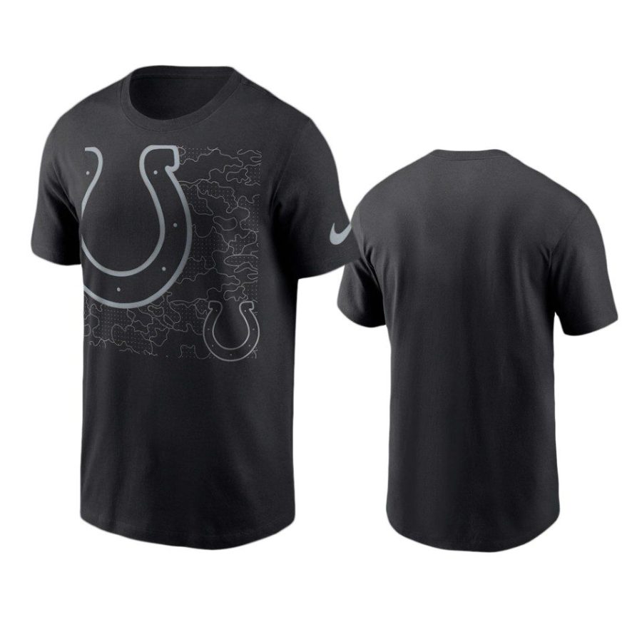 colts black rflctv t shirt