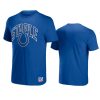 colts blue staple logo lockup t shirt