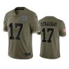 colts mike strachan olive limited 2022 salute to service jersey