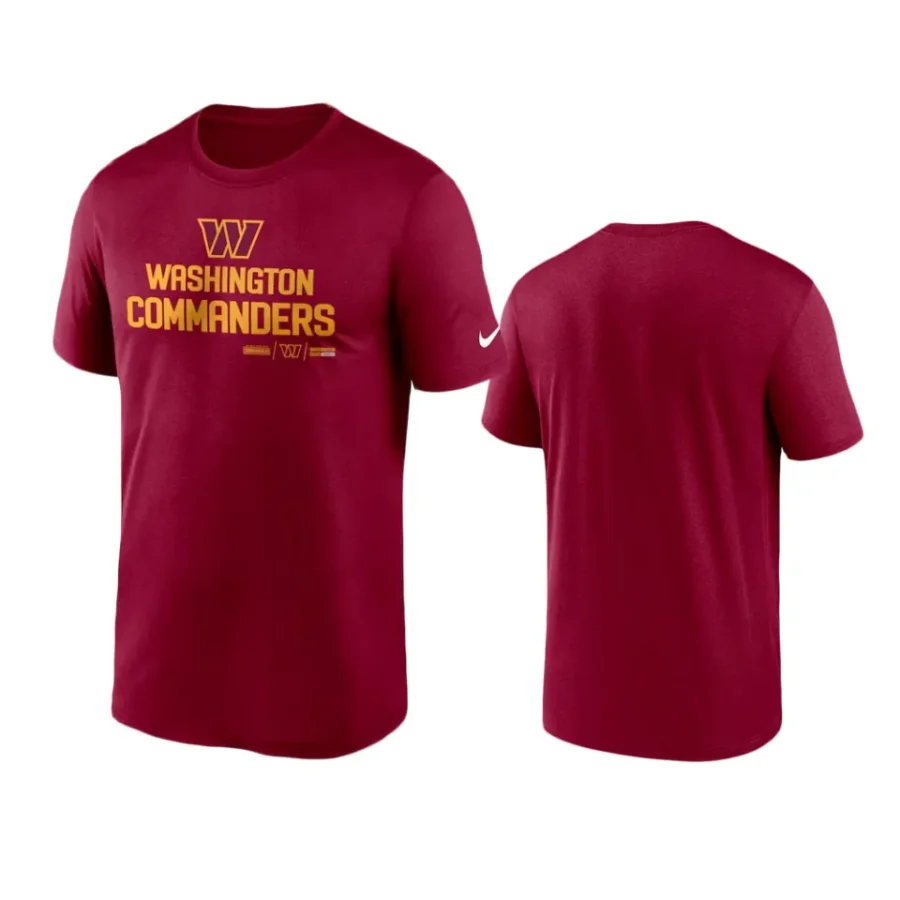 commanders burgundy legend community t shirt