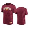 commanders burgundy velocity athletic stack performance t shirt