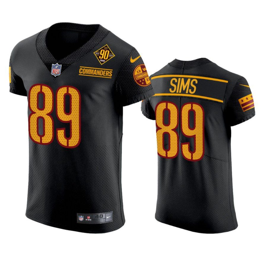 commanders cam sims black 90th anniversary jersey