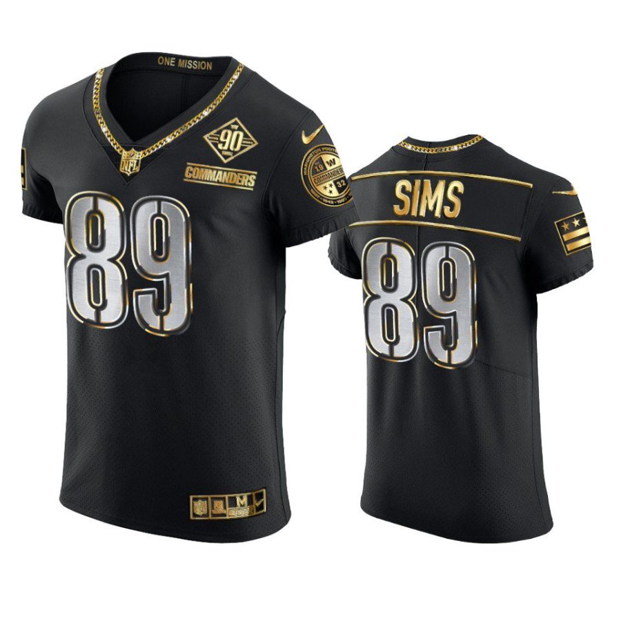 commanders cam sims black gold 90th anniversary jersey