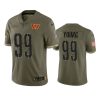 commanders chase young olive limited 2022 salute to service jersey