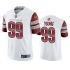 commanders chase young white vapor jersey