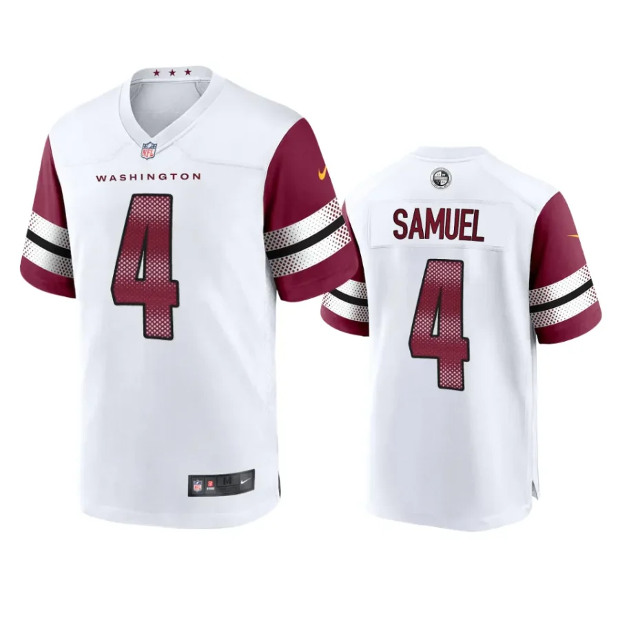 commanders curtis samuel game white jersey