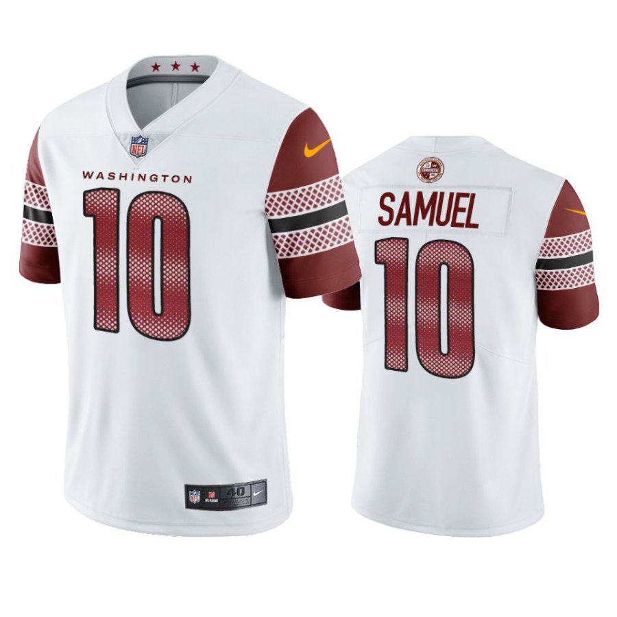 commanders curtis samuel white vapor jersey