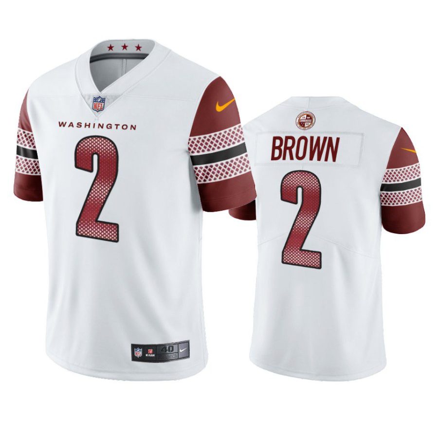 commanders dyami brown white vapor jersey