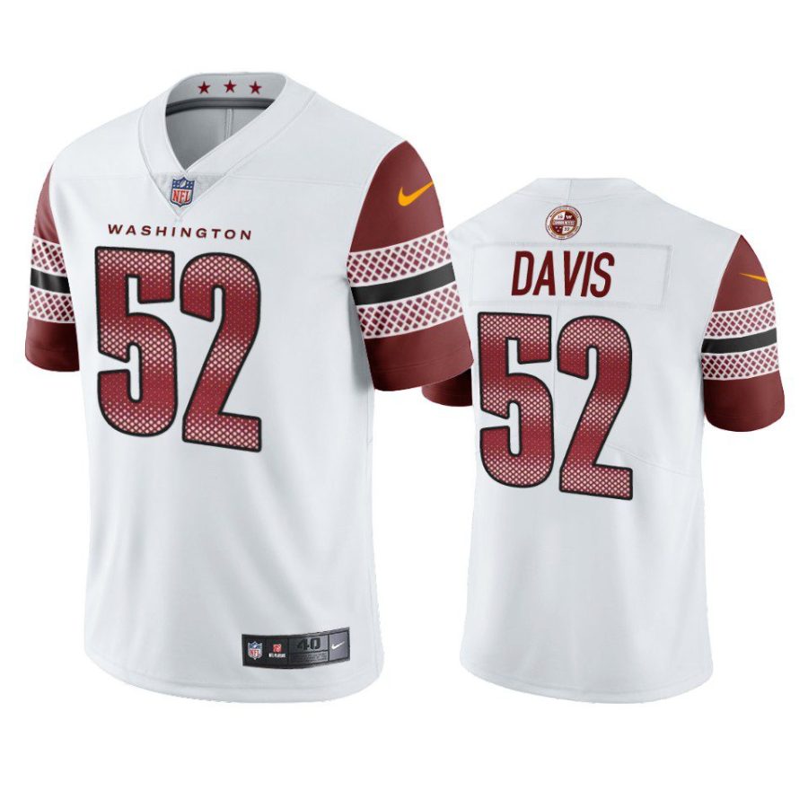 commanders jamin davis white vapor jersey