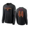 commanders john riggins black script long sleeve t shirt