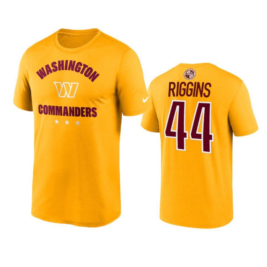 commanders john riggins gold t shirt