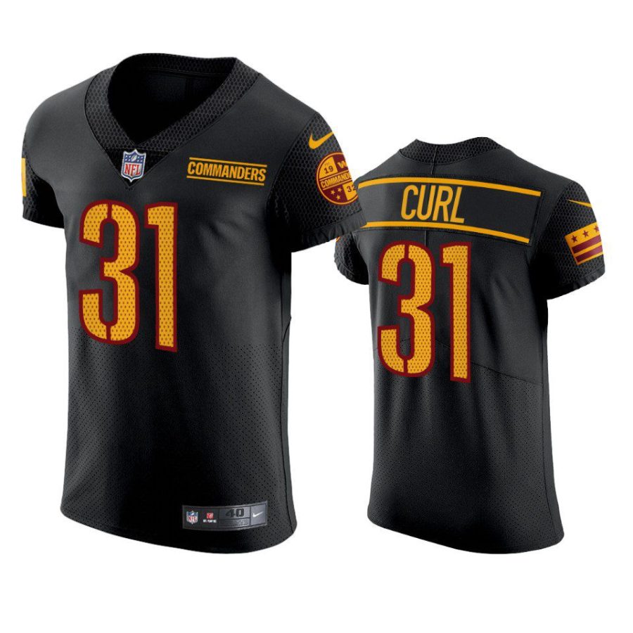 commanders kamren curl black elite jersey