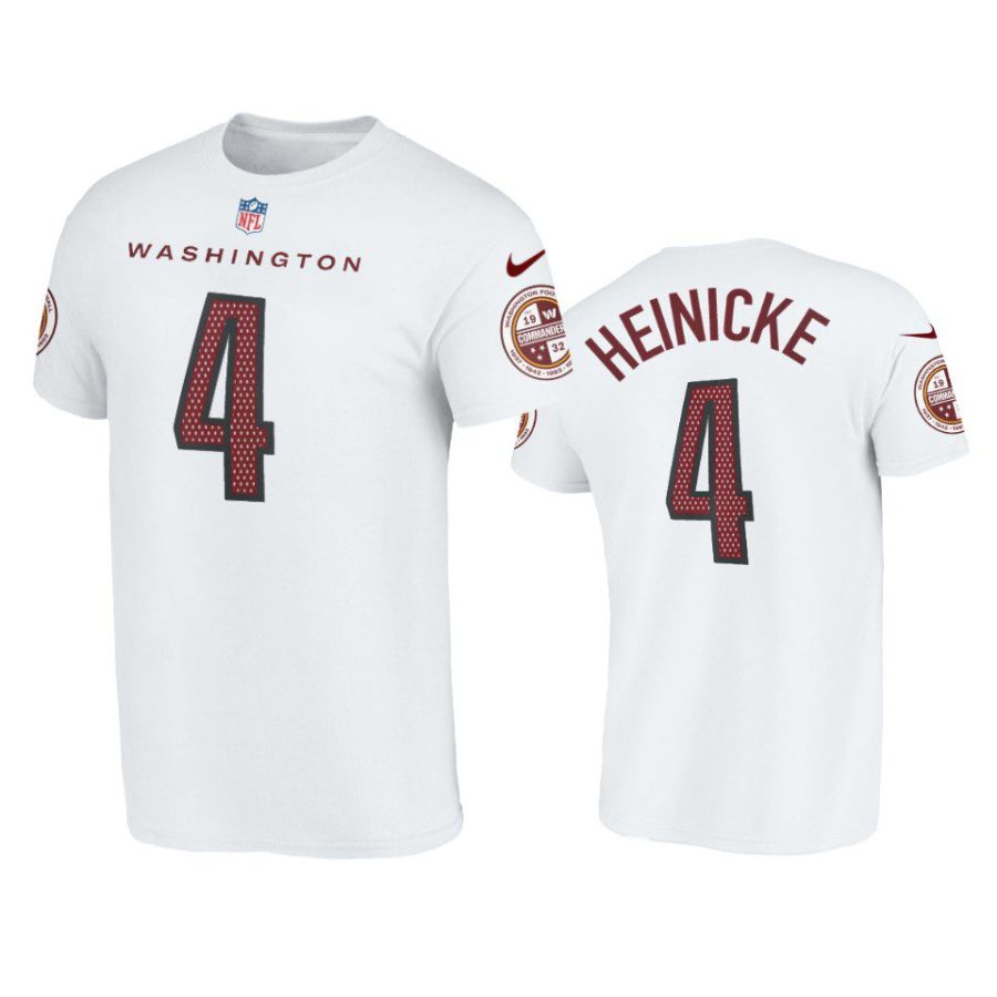 commanders taylor heinicke white t shirt