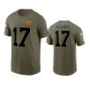 commanders terry mclaurin olive 2022 salute to service t shirt