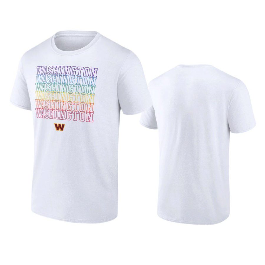 commanders white city pride t shirt