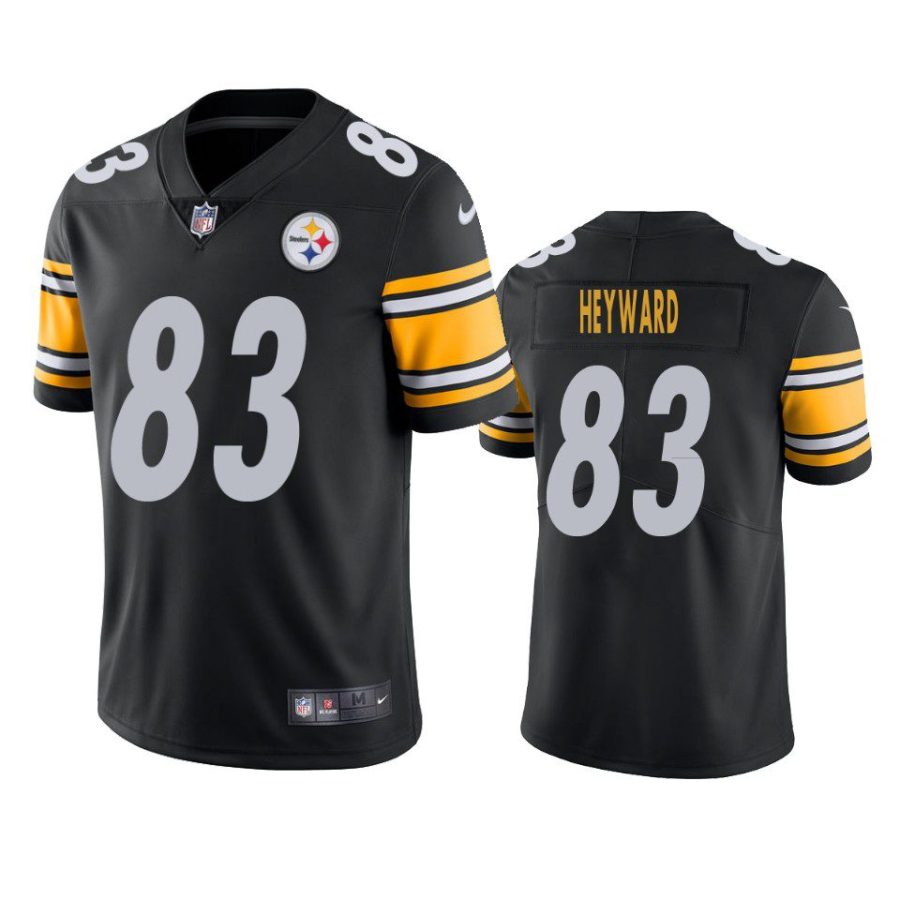 connor heyward steelers vapor limited black jersey