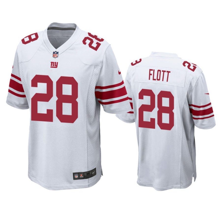 cordale flott giants white game jersey